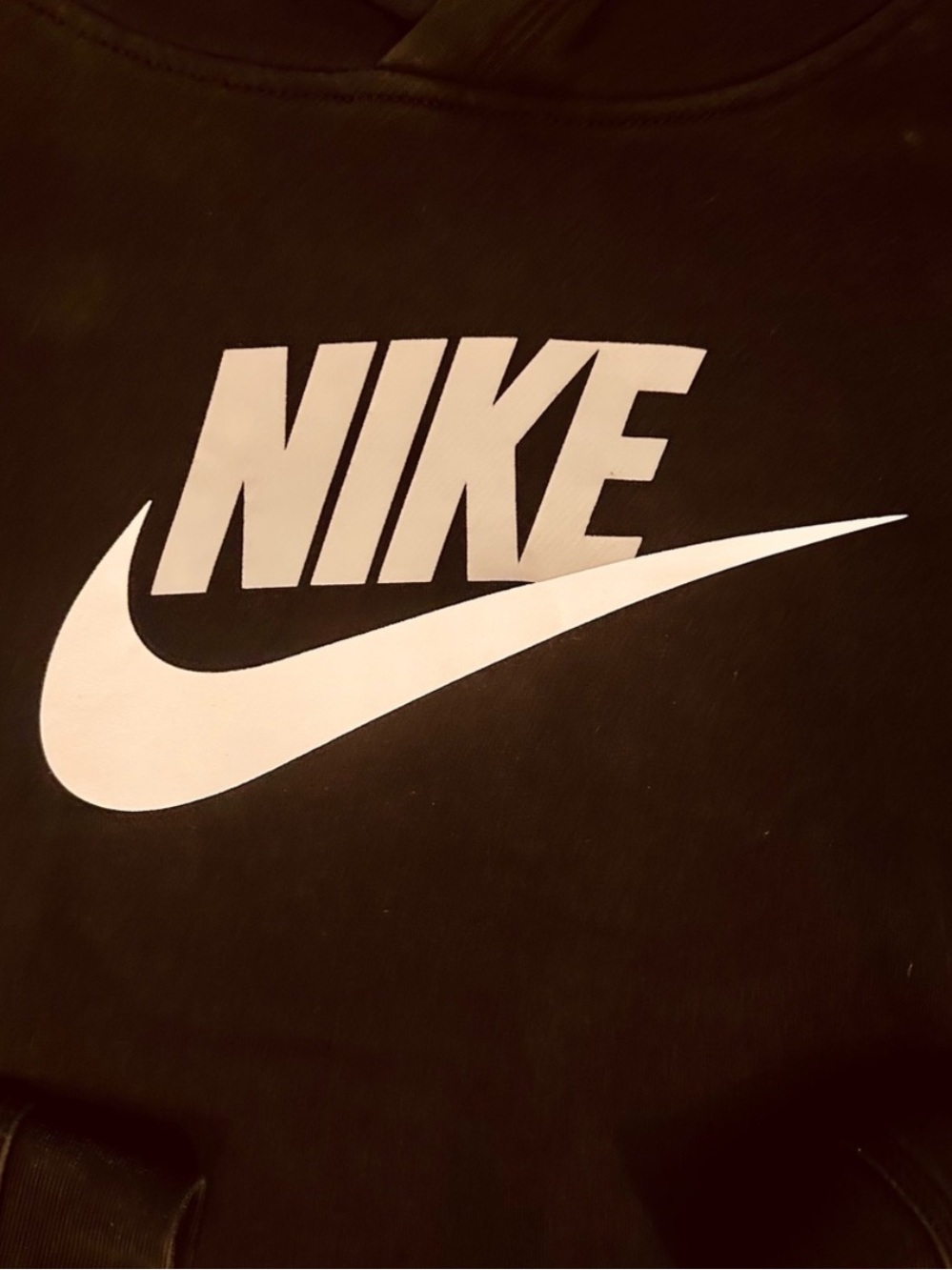 Boys Black Nike Hoodie Size XL - Picture 2 of 5